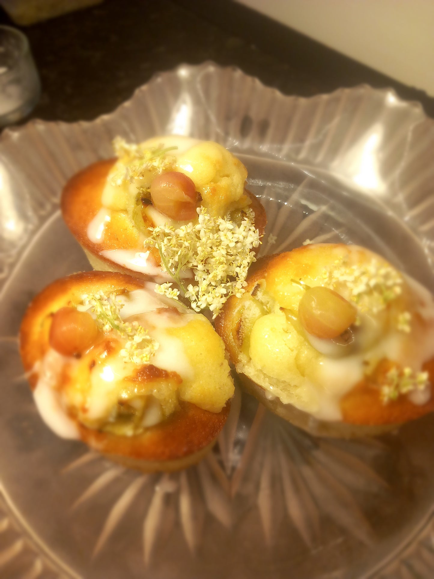 Gooseberry & Elderflower Friand Gluten free