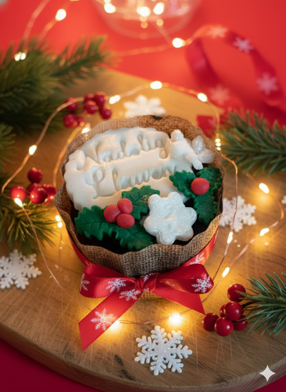 Mini Xmas Cake, Gluten & Dairy Free