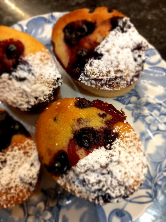Gluten free Berry and Lime Friand