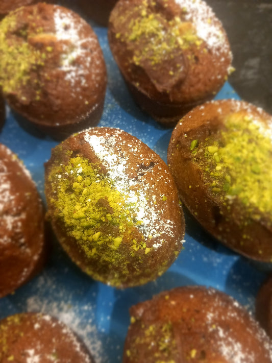 Gluten free Pistachio Chocolate Stollen Friand